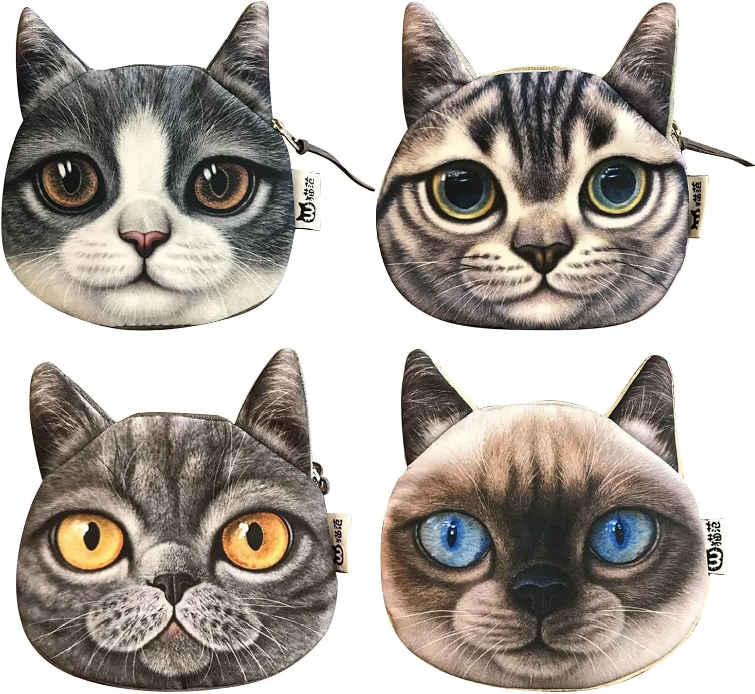 Tote Bag For Women Cat Animal Pattern Purse Mini Small Purse Fashion Wallet Card Holder Purse For Daughter Birthday G