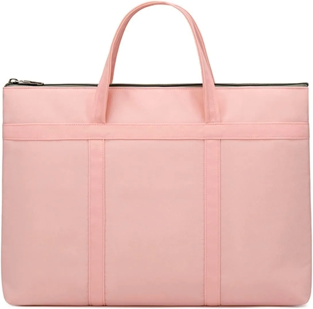 Tote for Document Bags Female Book Handbag Women Laptop Briefcases Neutral Office Commuter