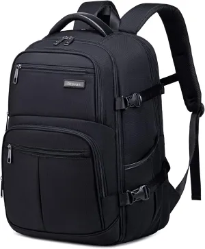 Travel Backpack for Men Women,45L Carry On Backpacks Flight Approved,Large Laptop Backpacks,Expandable Luggage Back pack Water Resistant Bookbag Daypack Fit 17 Inch