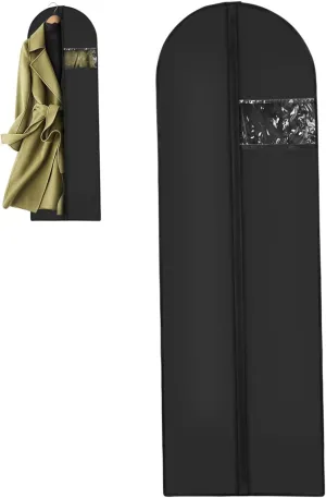 Travel Garment Bag for Dresses and Suits Capacity Dust Cover with Pockets Foldable Garment Storage for Wedding and Formal Attire