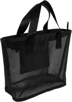 Travel Makeup Bag Mesh Toiletry Bag Zipper Large Capacity Organizer Case for Skincare Cosmetics