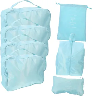 Travel Packing Cubes Set 7pcs Suitcase Pouches Bag Organizers for Luggage Packing Bags for Suitcases Travel Toiletries