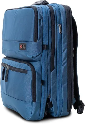 Trilogy Double Pack - World class multiple use backpack - expands into a weekender bag - splits into two seperate bags - handles two 17 laptops and two tablets (Blue)