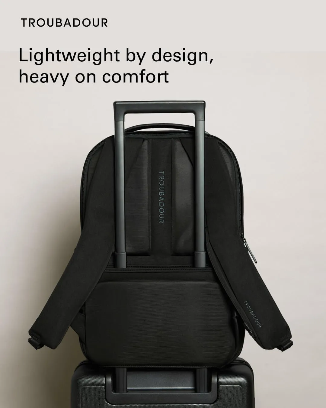 Troubadour Apex Backpack 3.0 - Premium Waterproof Laptop Backpack Fits Up to 17" - Ergonomic Design for Work and Travel - Stylish Backpack with 5-Year Guarantee - Black