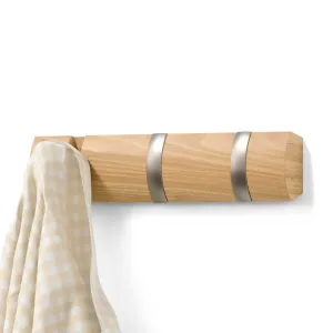 Umbra Flip 3 Wall Hook , Natural