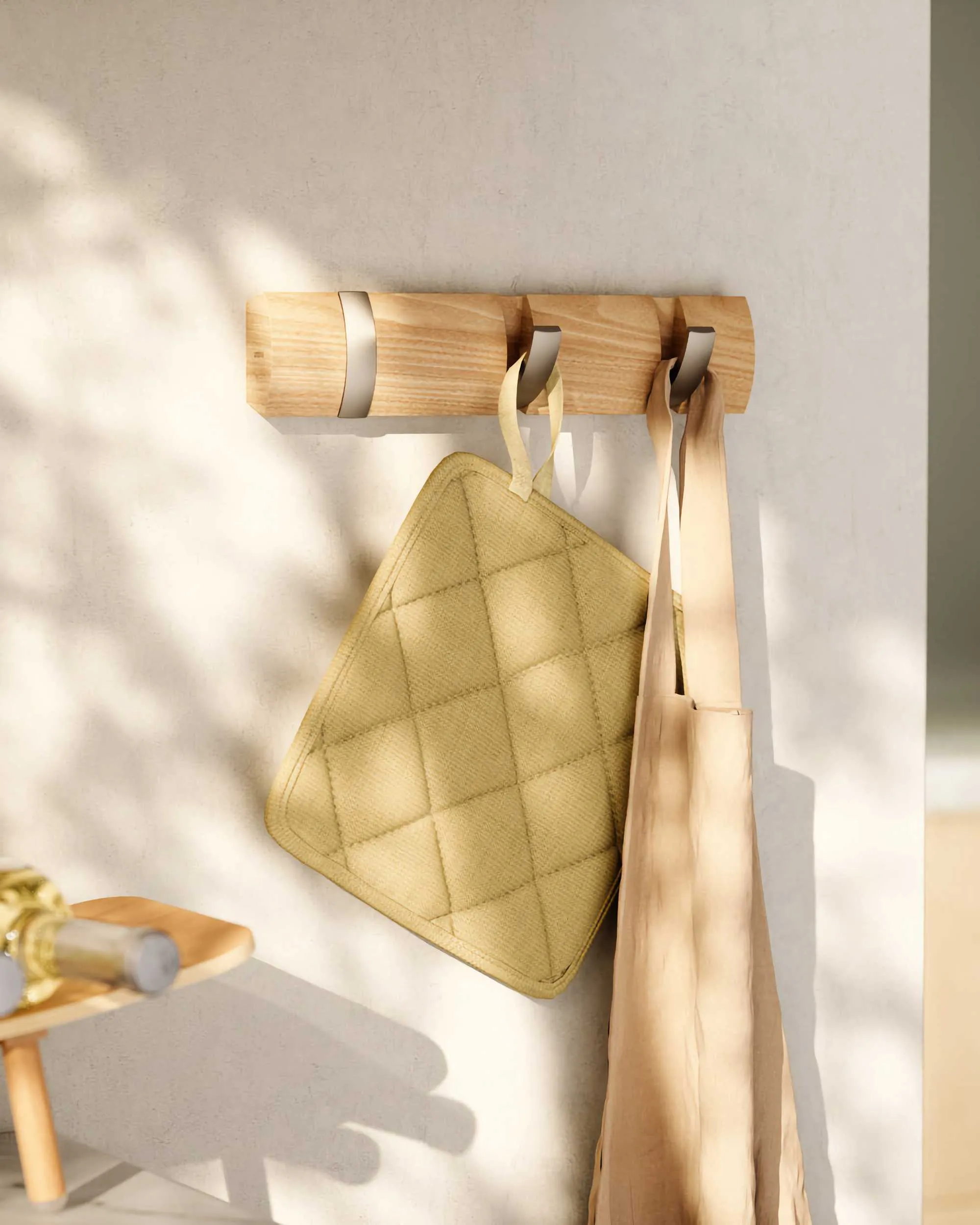 Umbra Flip 3 Wall Hook , Natural