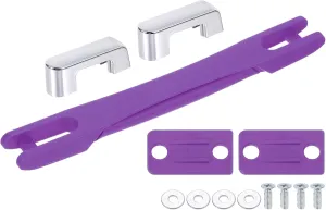 uxcell 8.86" x 0.98" Luggage Handle, Pull Handle Grip Replacement, Spare Suitcase Replacement Handles for Bag Travelling Package, Purple