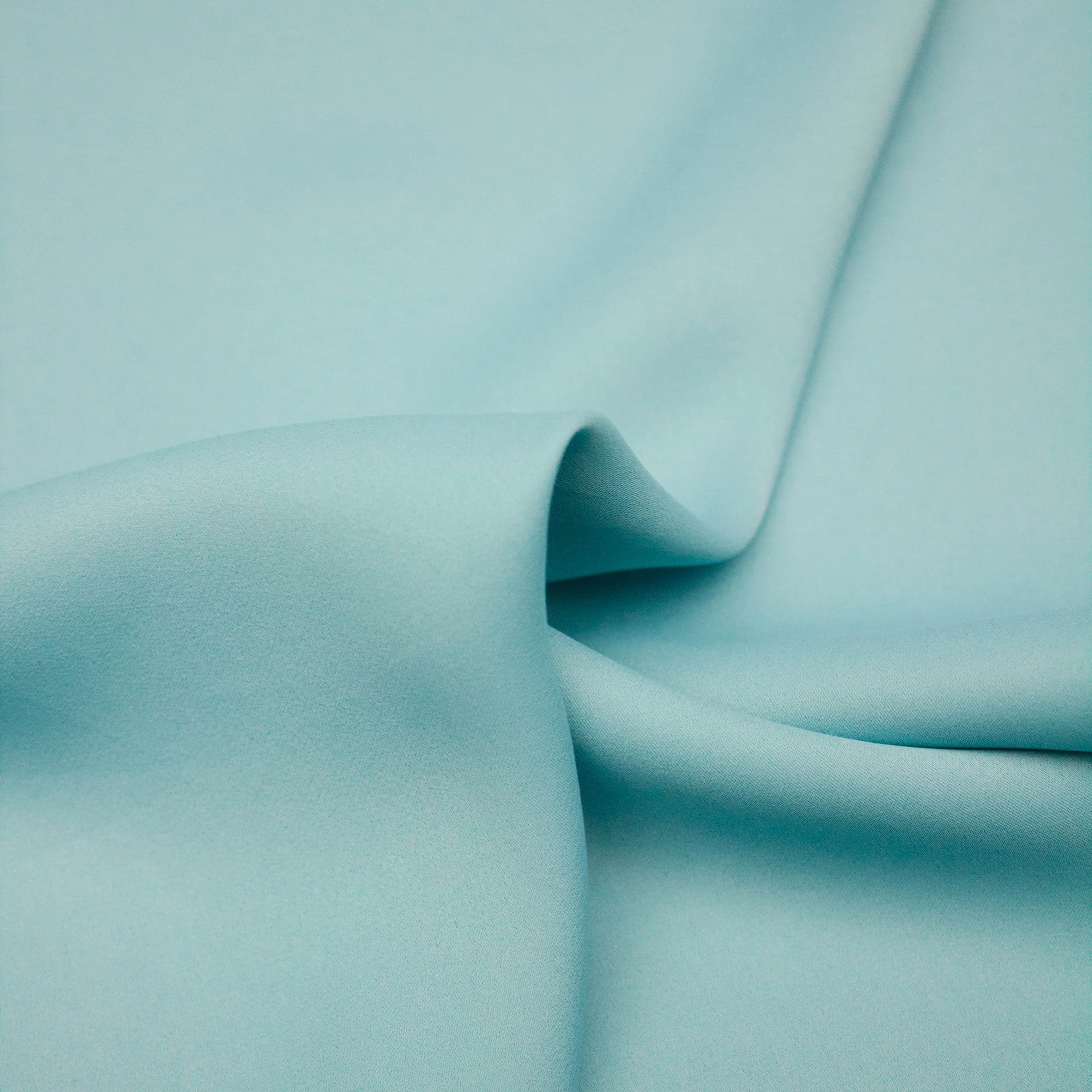 Victoria Light Turquoise Viscose Crêpe Satin SHOWROOM SAMPLE 34CM X 60CM