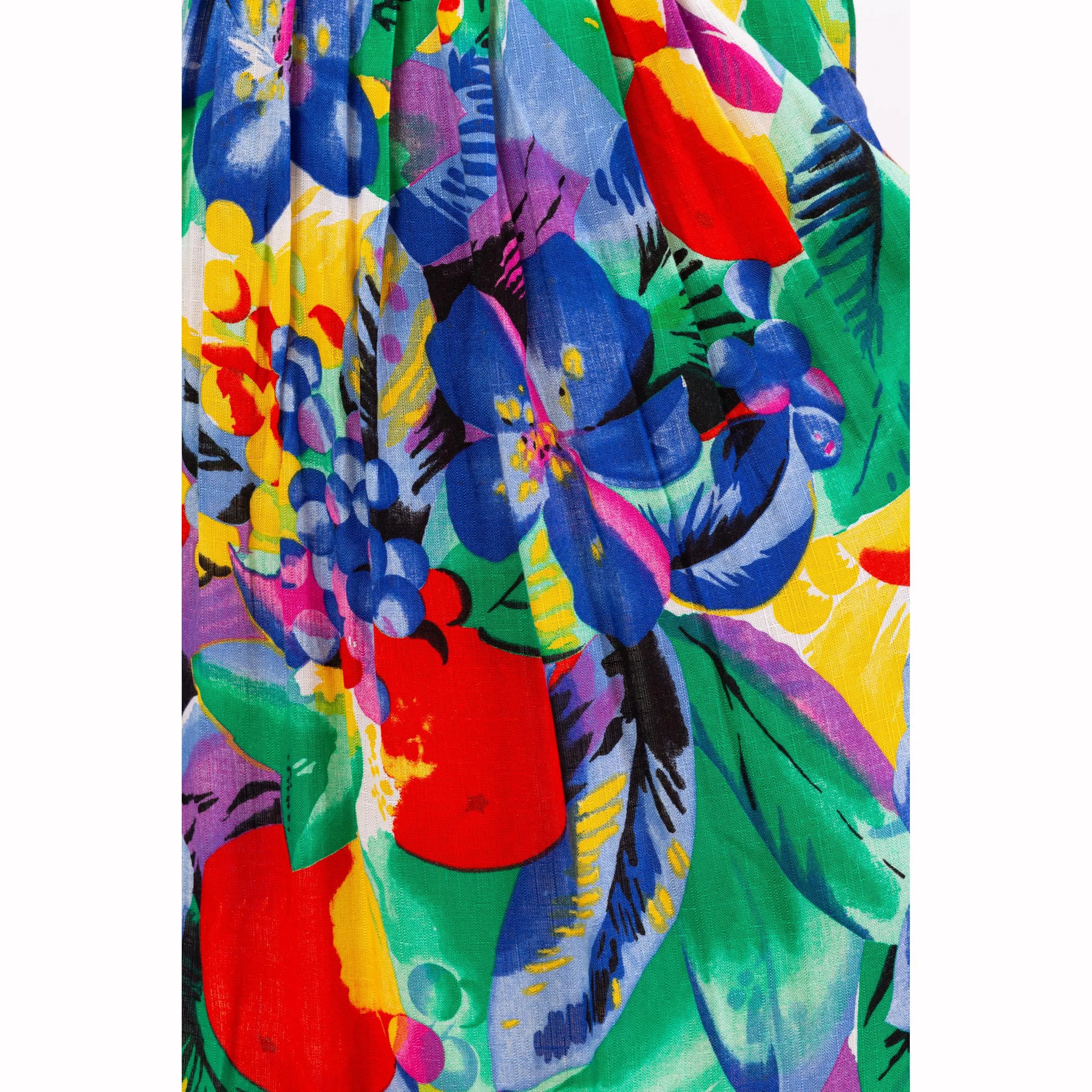 Vintage 90s Fruit Print & Floral Wrap Skirt - Extra Small, 24" Waist