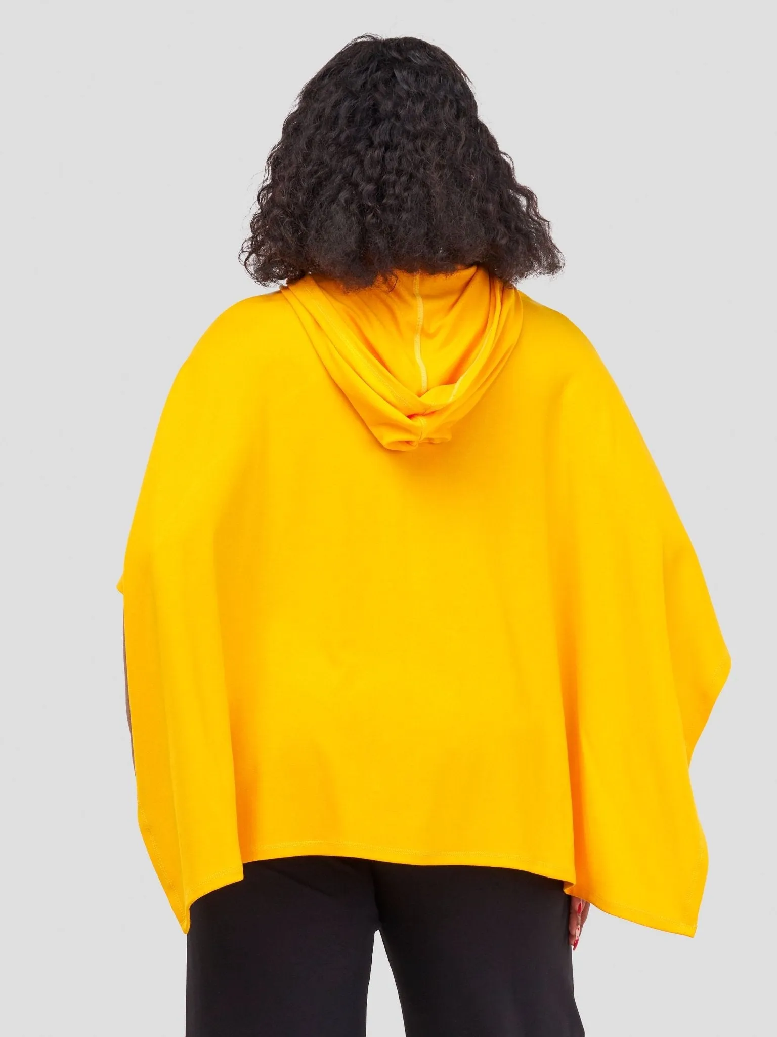 Vivo Jira Hooded Poncho - Safron