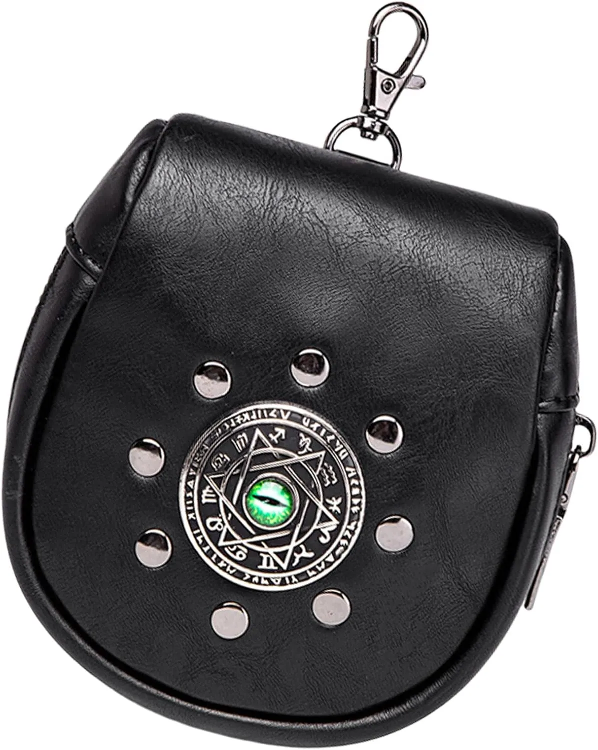Waist bag,Medieval Embossed PU Leather Belt Pouches Retro Coin Purse for Halloween Party Costume Costume Accessory