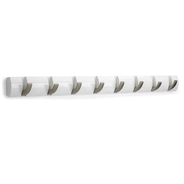 White Flip Hook - 8 Hooks - UMBRA