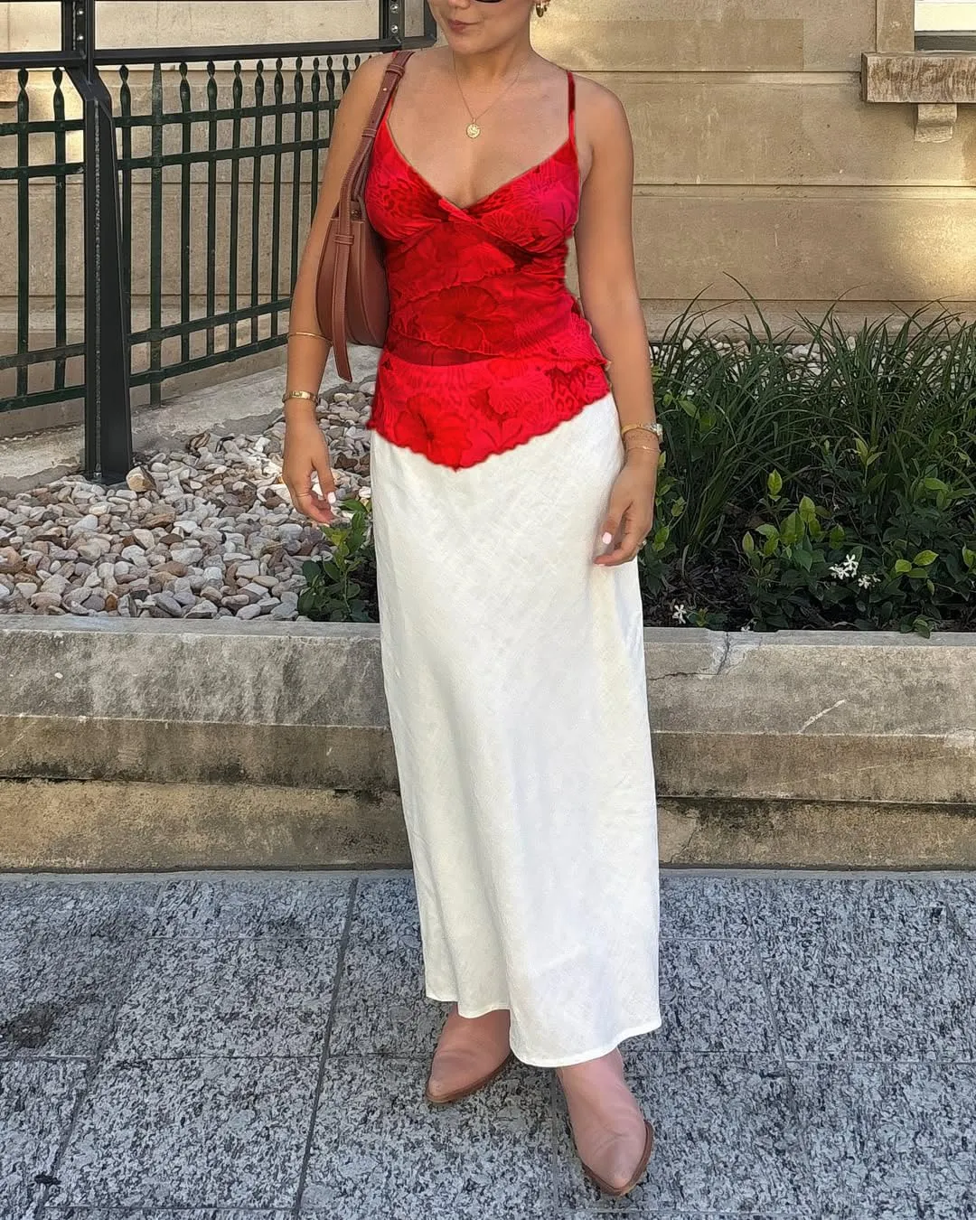 Women Floral Print Camisole Y2k V Neck Mesh Sheer Tank Top Coquette Spaghetti Strap Ruffle Layered Cami Tops