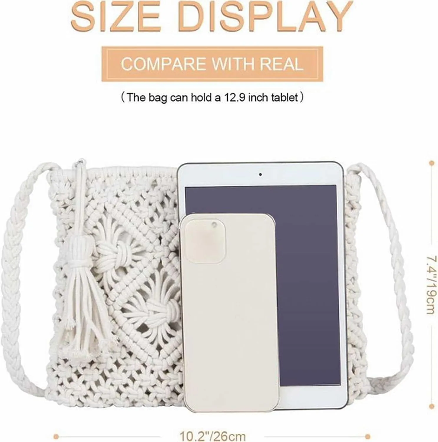 Womens Handwoven Crossbody Purse Summer Beach Clutch Purses Woven Handmade Shoulder Men Bags Shoulder (Black, One Size)