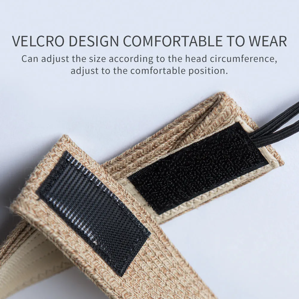 Women's Wide-Brim Roll-up Foldable Straw Hat UPF 50 