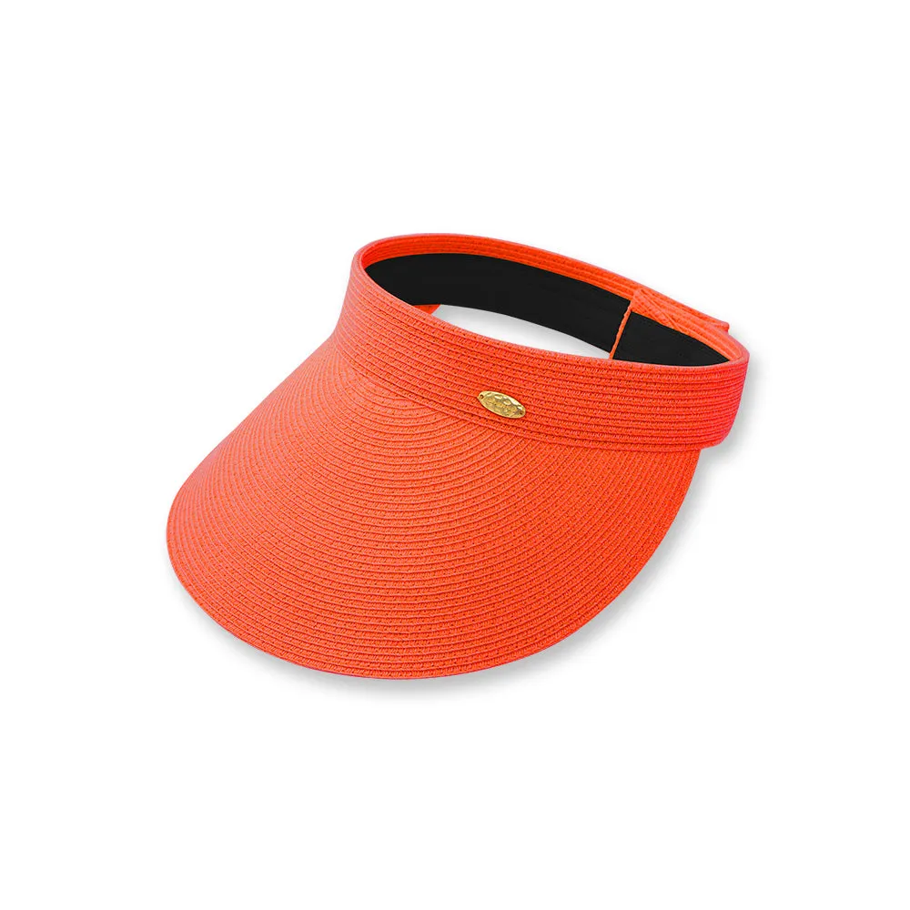Women's Wide-Brim Roll-up Foldable Straw Hat UPF 50 