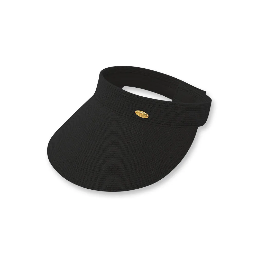 Women's Wide-Brim Roll-up Foldable Straw Hat UPF 50 