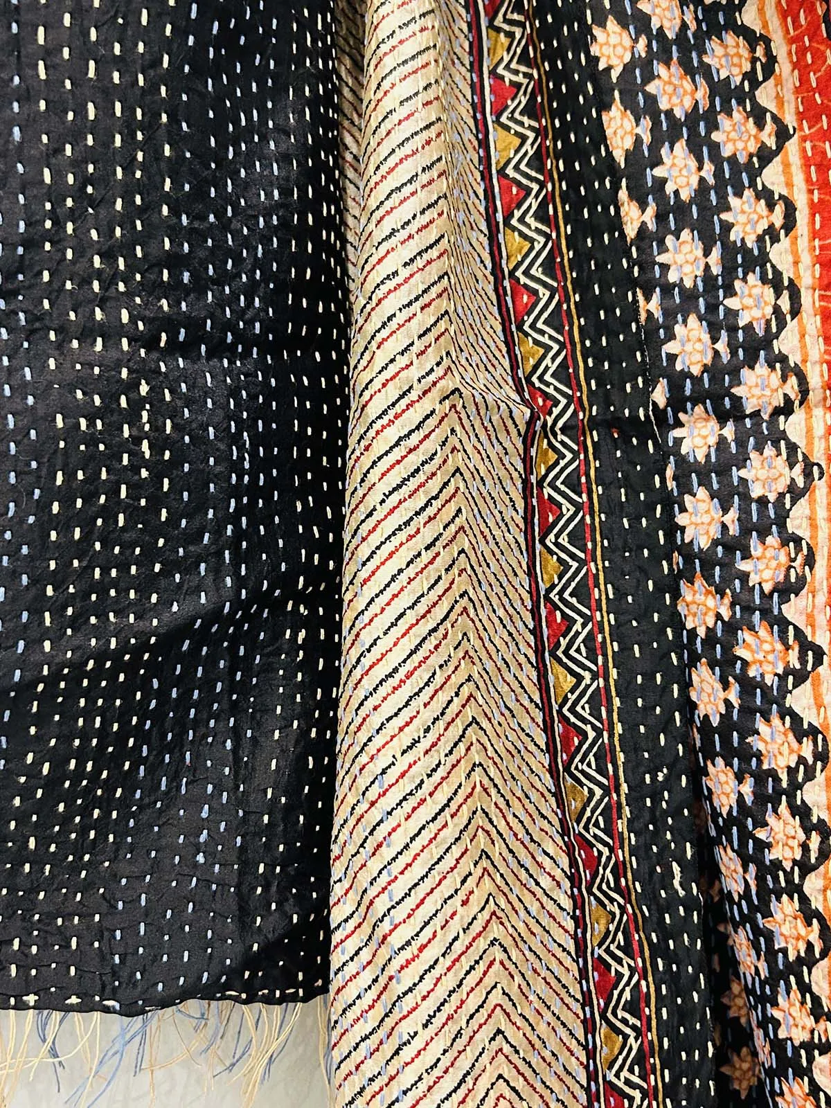 Yama Kantha Stole Red