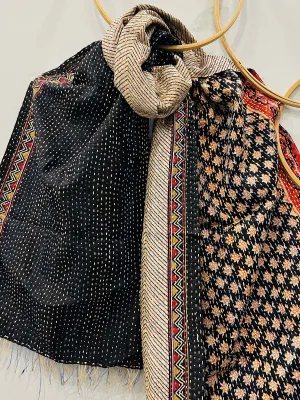Yama Kantha Stole Red