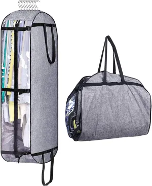 Yuehuam Hanging Garment Bags for Travel Suit Bags for Closet Storage 50 Moving Bag for Women and Men Bags Garment Carrier for Clothes Dress Cover for Coat, Jacket, Shirt, Clothing